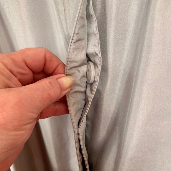 GRAY GALLERY FULL LENGTH RAIN COAT SIZE 8 - Picture 5 of 13